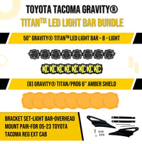 KC Toyota Tacoma Gravity Titan LED Light Bar Bundle - Goats Trail