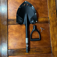 Krazy Beaver Mini Shovel w/ guard (Textured Black Head/Black Handle) - Goats Trail