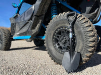 Krazy Beaver Mini Shovel w/ guard (Textured Black Head/Black Handle) - Goats Trail