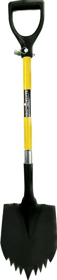 Krazy Beaver Shovel (Black Textured Head/Yellow Handle) - Goats Trail