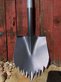 Krazy Beaver Shovel Silver Vein Head/Black Handle - Overland Gear - Goats Trail