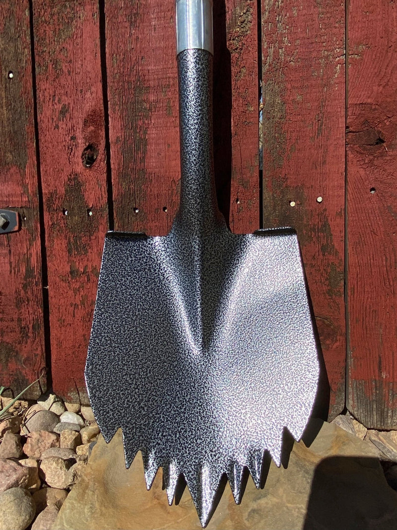 Krazy Beaver Shovel Silver Vein Head/Black Handle - Overland Gear - Goats Trail