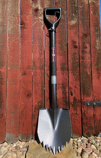 Krazy Beaver Shovel Silver Vein Head/Black Handle - Overland Gear - Goats Trail