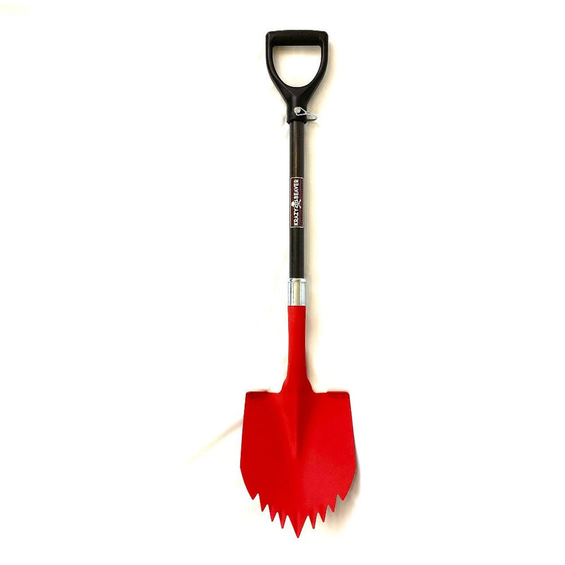 Krazy Beaver Shovel Textured Red Head/Black Handle - Goats Trail