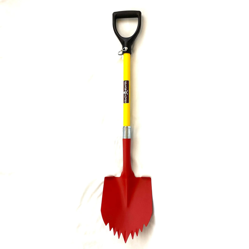 Krazy Beaver Shovel (Textured Red Head/Yellow Handle) - Goats Trail