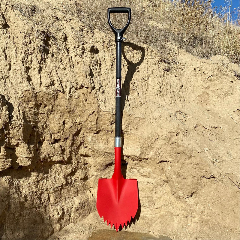 Krazy Beaver Shovel XL (Red Textured Head/Black Handle) - Goats Trail