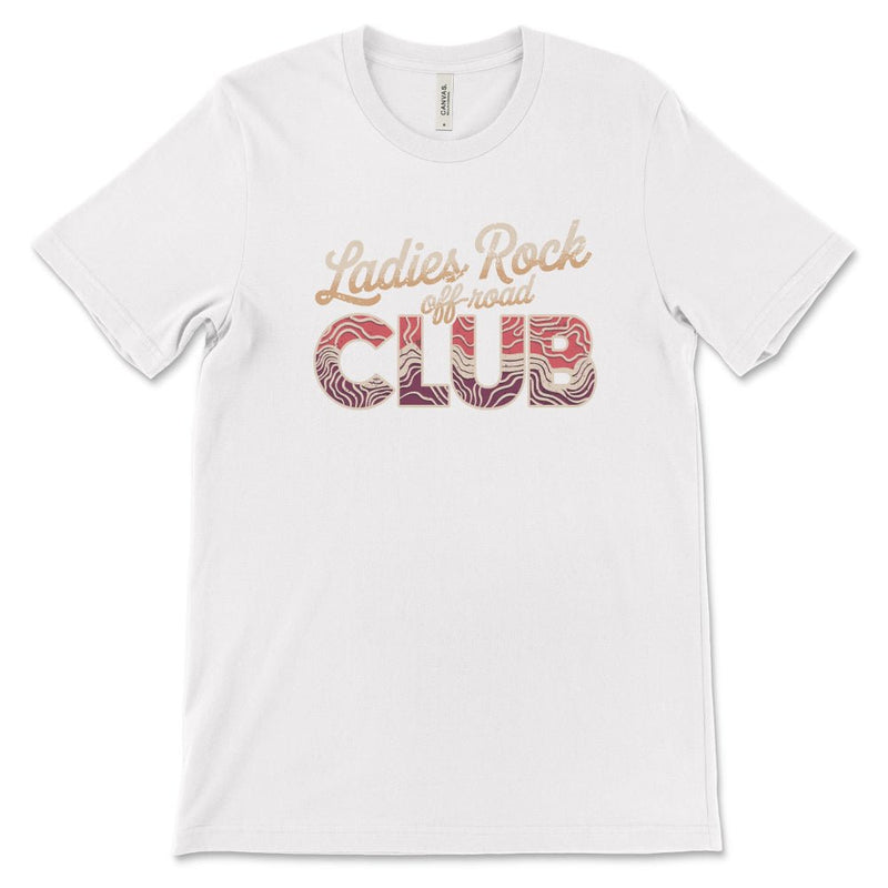 Ladies Rock Off - Road Club Topo Graphic Tee - Goats Trail