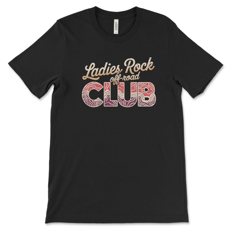 Ladies Rock Off - Road Club Topo Graphic Tee - Goats Trail