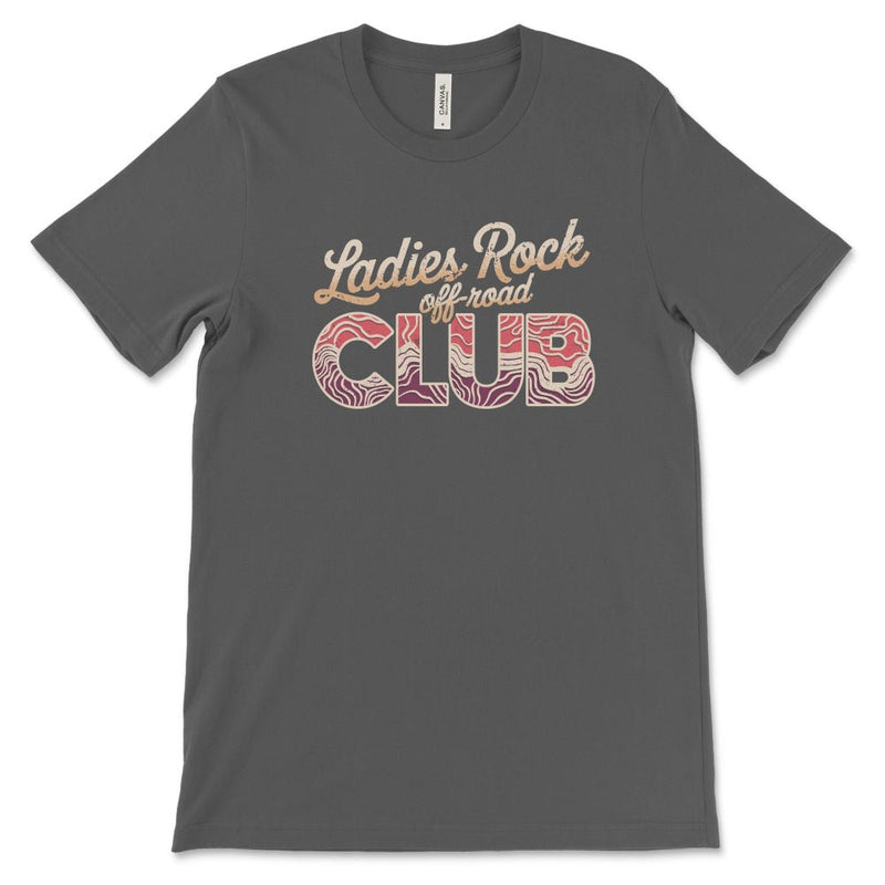 Ladies Rock Off - Road Club Topo Graphic Tee - Goats Trail