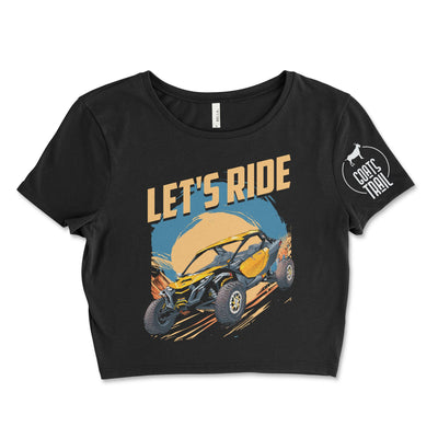 Let's Ride Side-by-Side Crop Top - Goats Trail Off-Road Apparel Company