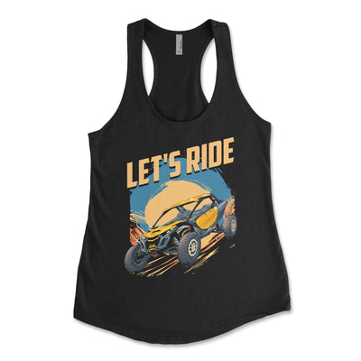 Let's Ride Side-by-Side Women's Tank Top - Goats Trail Off-Road Apparel Company
