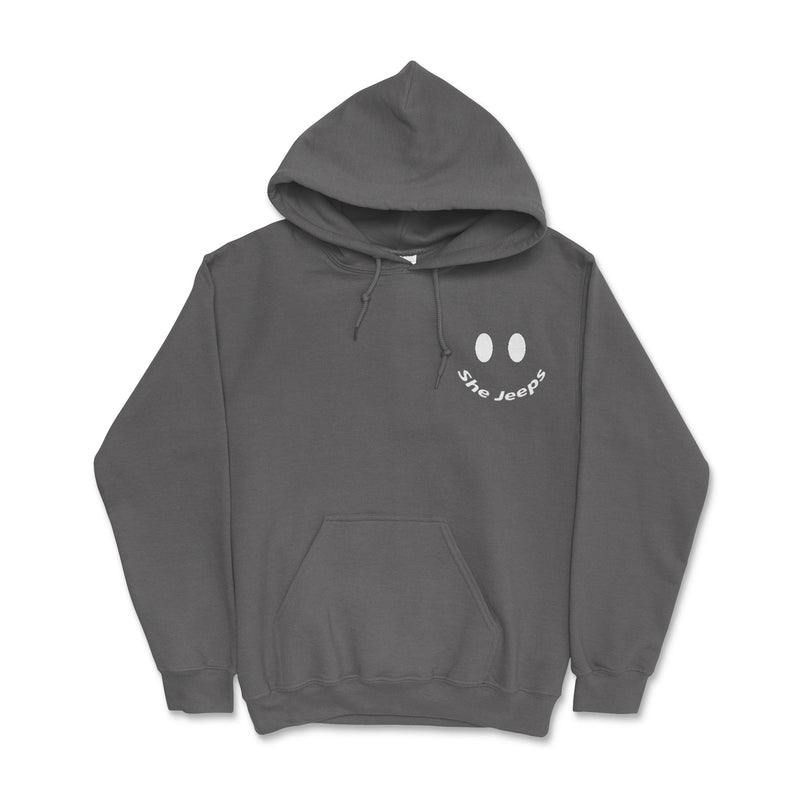Living My Jeep Girl Era White Print Hoodie - Goats Trail