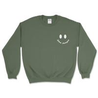 Living My Jeep Girl Era White Print Sweatshirt - Goats Trail