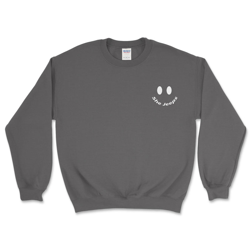 Living My Jeep Girl Era White Print Sweatshirt - Goats Trail