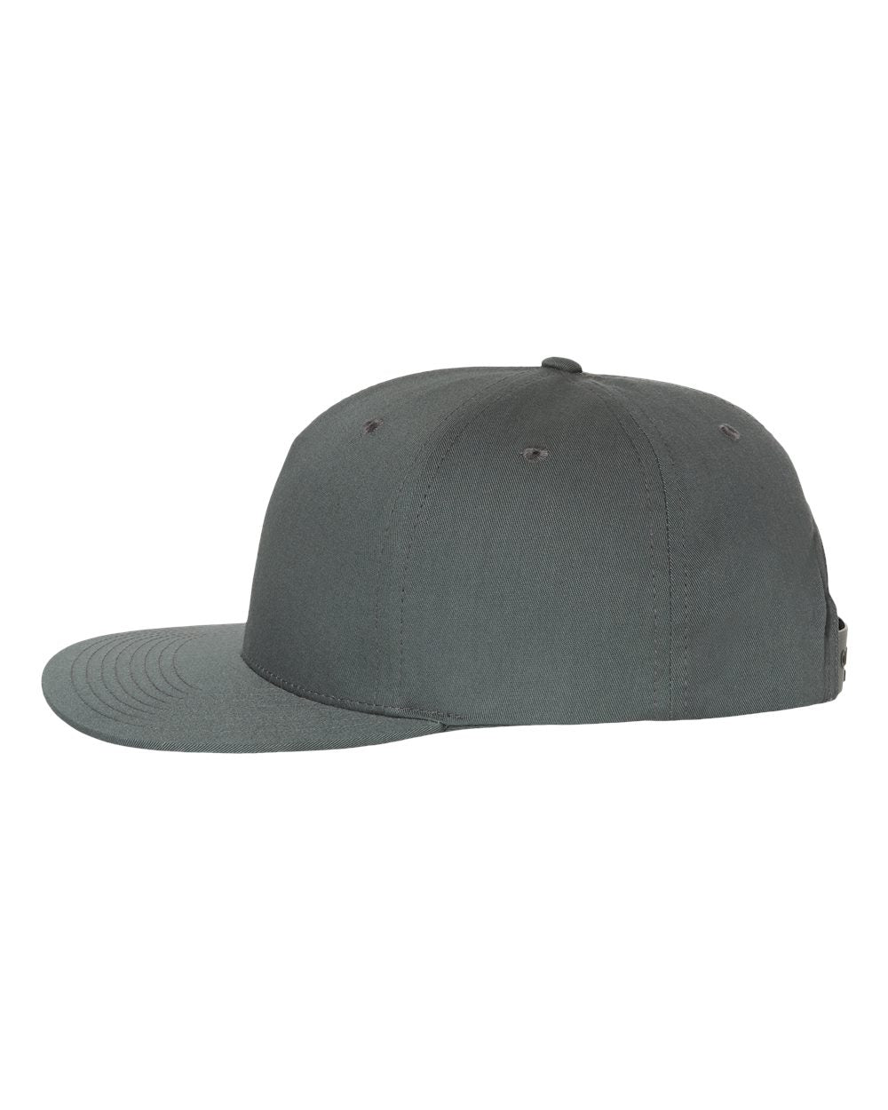 Low Pressure Club Richardson Flat Bill Cap Flint Grey Hats