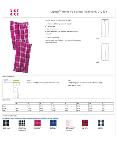 LROC Flannel Plaid Pants Sweatpants