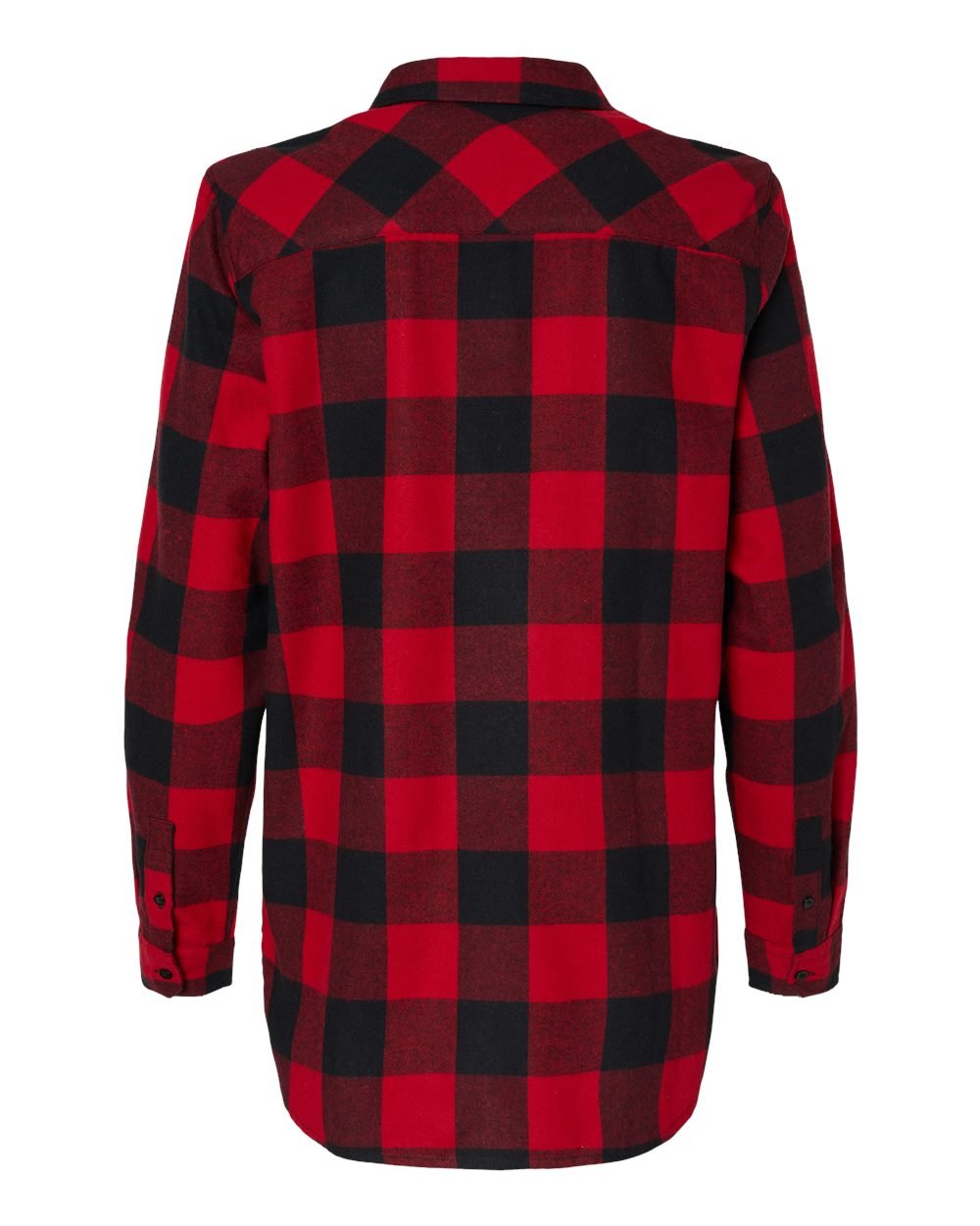 LROC Red and Black Checkered Flannel Button-Up Flannel
