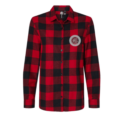 LROC Red and Black Checkered Flannel Button-Up Small Flannel
