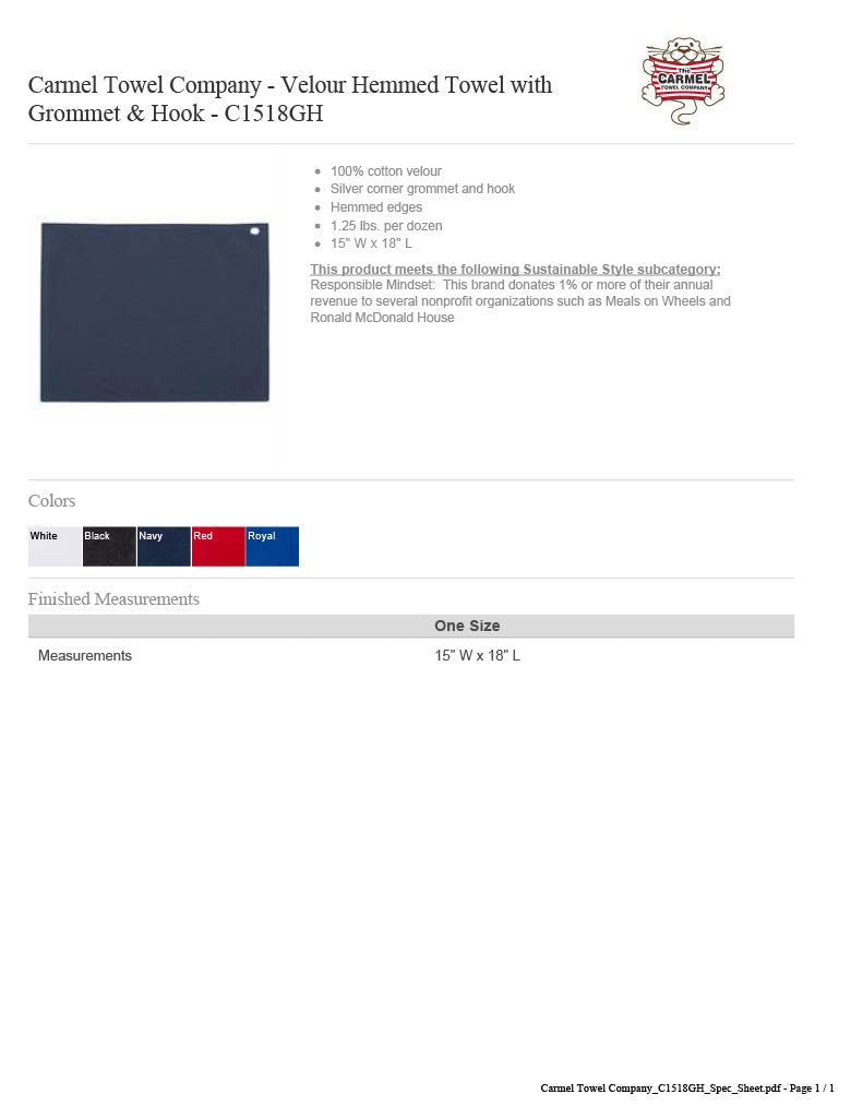 LROC Shop Towel - Goats Trail