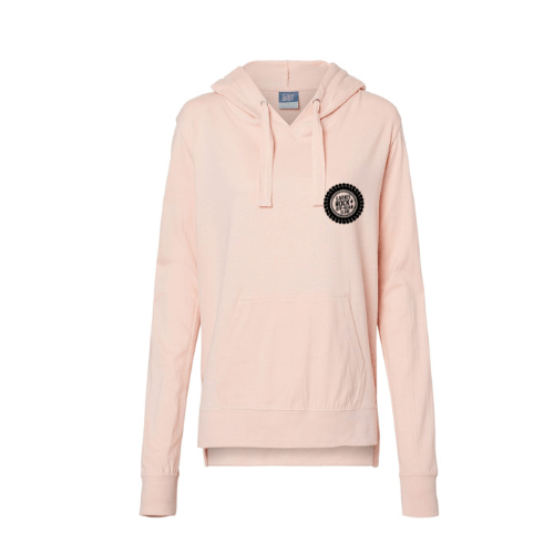 LROC Women's Sueded Jersey Hoodie Cameo Pink / Small Hooded Sweatshirt
