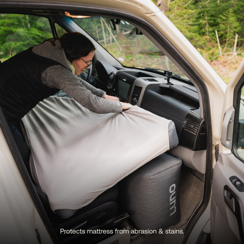 Luno AIR Van Front Cab Mattress Fitted Sheet - Goats Trail