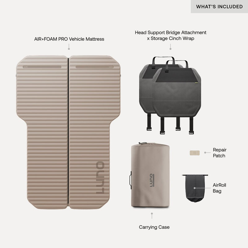 Luno AIR+FOAM PRO Vehicle Mattress - Goats Trail