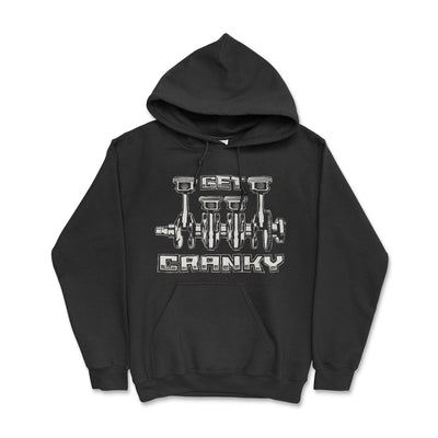Mechanic Get Cranky Hooded Sweatshirt-Automotive Style Black / Small Hooded Sweatshirt