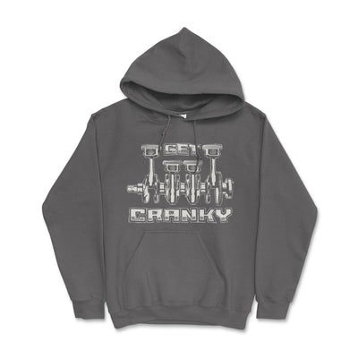 Mechanic Get Cranky Hooded Sweatshirt-Automotive Style Charcoal / Small Hooded Sweatshirt