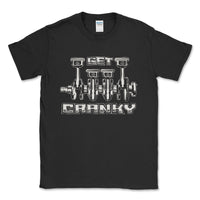 Mechanics Shirt - Funny Get Cranky Softstyle Tee - Goats Trail