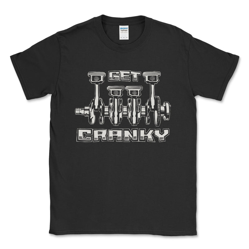 Mechanics Shirt - Funny Get Cranky Softstyle Tee - Goats Trail