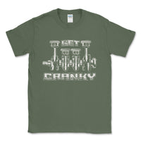 Mechanics Shirt - Funny Get Cranky Softstyle Tee - Goats Trail