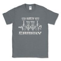 Mechanics Shirt - Funny Get Cranky Softstyle Tee - Goats Trail