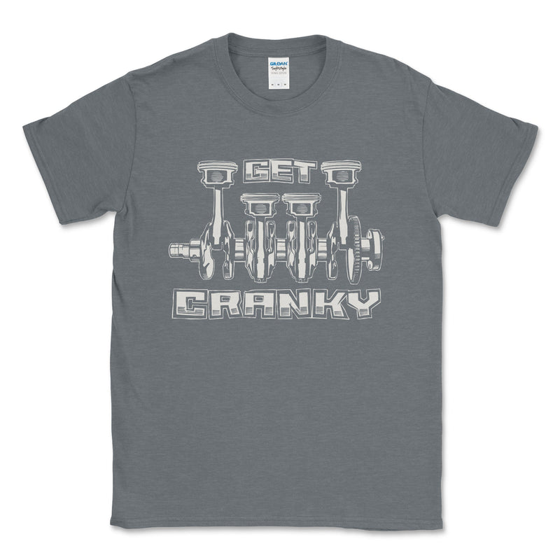 Mechanics Shirt - Funny Get Cranky Softstyle Tee - Goats Trail
