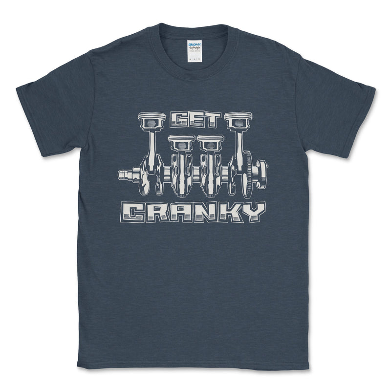 Mechanics Shirt - Funny Get Cranky Softstyle Tee - Goats Trail