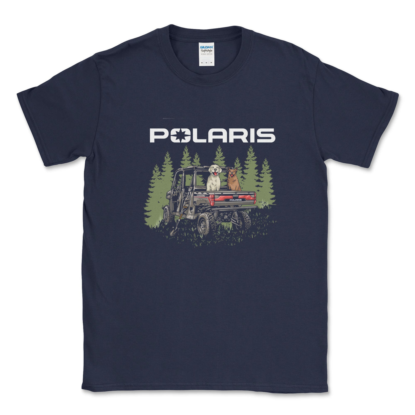 Men's Big and Tall Polaris Dog Lover Tee Shirt Navy / LT Big and Tall Shirts