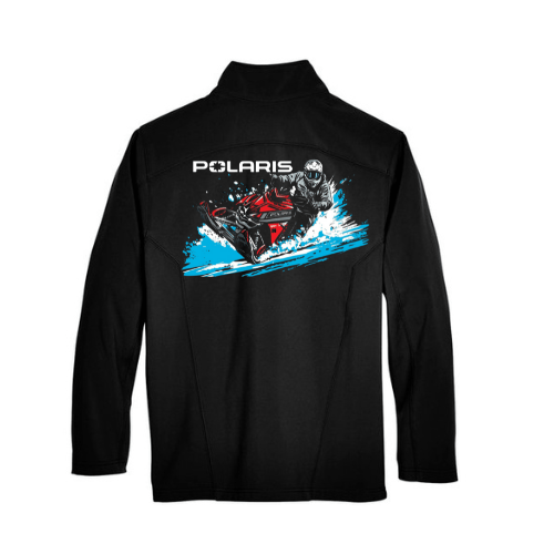 Men's Snowmobile Jacket - Official Polaris Apparel Black / Small Men's Soft Shell Jacket