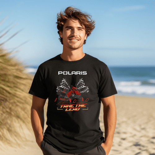 Men's Big and Tall Polaris Indy Snowmobile Shirt - Goats Trail Off - Road Apparel Company