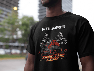 Men's Big and Tall Polaris Indy Snowmobile Shirt - Goats Trail Off - Road Apparel Company