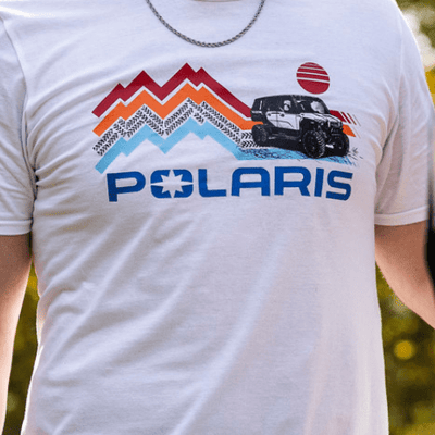 Men's Big and Tall Polaris Rugged Offroad Tee - Goats Trail Off - Road Apparel Company