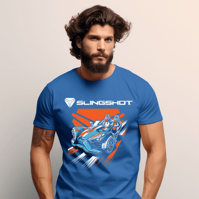 Men's Big and Tall Polaris Slingshot™ Open - Roadster Tee - Goats Trail Off - Road Apparel Company