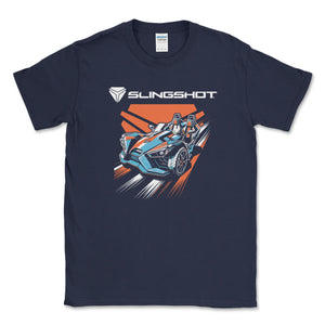 Men's Big and Tall Polaris Slingshot™ Open - Roadster Tee - Goats Trail Off - Road Apparel Company