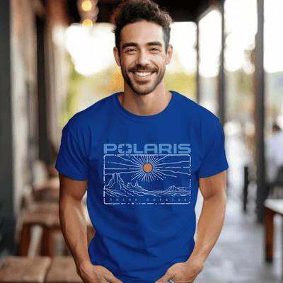 Men's Big and Tall Polaris Think Outside Tee - Goats Trail Off - Road Apparel Company