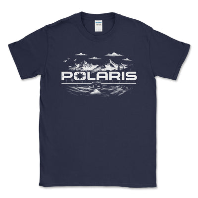 Men's Big and Tall Polaris UTV Wilderness Tee Shirt - Goats Trail Off - Road Apparel Company