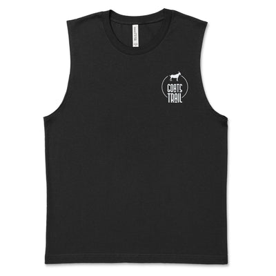 Men's Good Vibes Neon Muscle Tank Top - Goats Trail Off-Road Apparel Company
