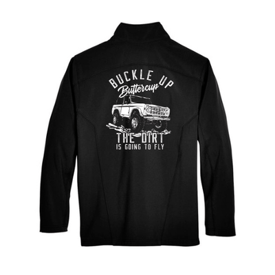 Men's Jacket - Buckle Up Buttercup the Dirt is Going to Fly - Goats Trail Off - Road Apparel Company