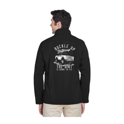 Men's Jacket - Buckle Up Buttercup the Dirt is Going to Fly - Goats Trail Off - Road Apparel Company