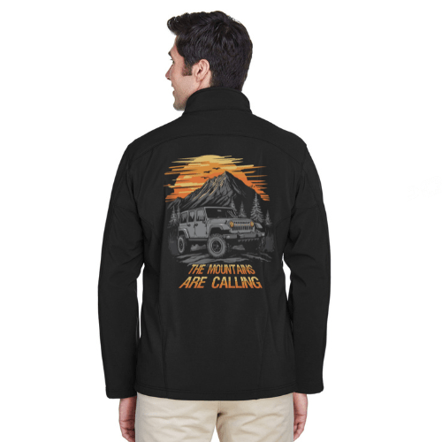 Men's Jacket - The Mountains Are Calling - Goats Trail Off - Road Apparel Company