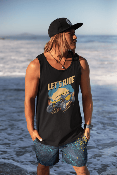 Men's Muscle SXS Let's Ride Tank Top - Goats Trail Off-Road Apparel Company