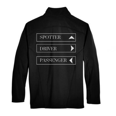 Men's Soft Shell Jackets - Spotter, Driver, Passenger - Goats Trail Off - Road Apparel Company