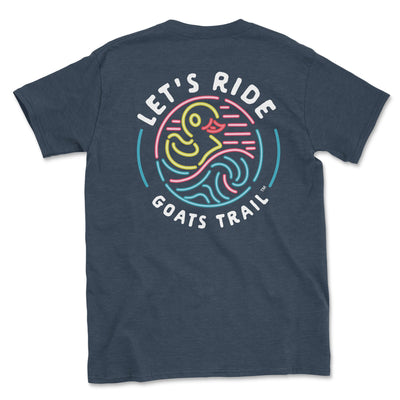 Neon Duck Tee Shirt-Let's Ride Offroad Apparel - Goats Trail Off-Road Apparel Company
